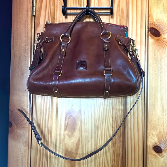 Dooney&Bourke Brown Leather Purse/Satchel - Picture 9 of 11